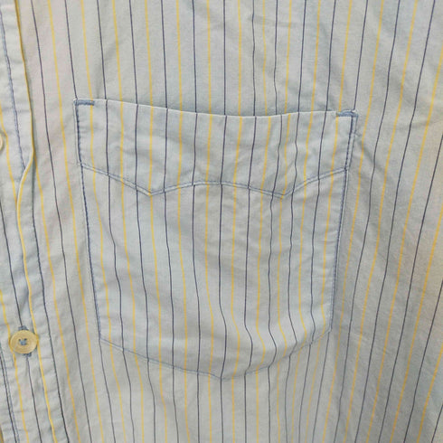 リーバイス Levis 90S ストライプ インドネシア製 ストライプ ショートスリーブシャツ メンズ import:S