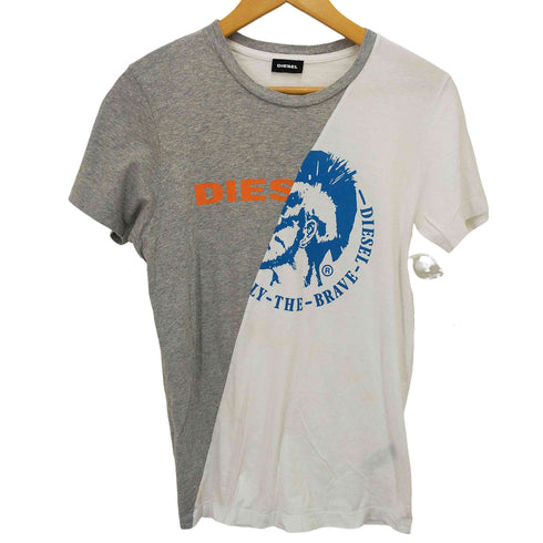 ディーゼル DIESEL ショートスリーブ プリント クルーネックTシャツ レディース kids