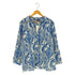 ザラ ZARA ペイズリー柄 シャツブラウス レディース import:L