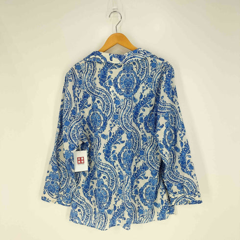 ザラ ZARA ペイズリー柄 シャツブラウス レディース import:L