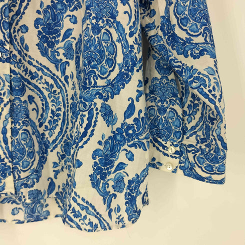 ザラ ZARA ペイズリー柄 シャツブラウス レディース import:L
