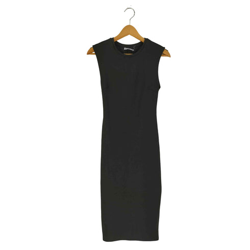 ザラ ZARA コットンノースリーブワンピース レディース import:S