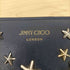 ジミーチュウ JIMMY CHOO スタースタッズ ラウンドジップレザー財布 レディース