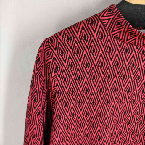 ザラ ZARA JACQUARD MOCK NECK DRESS レディース JPN:M