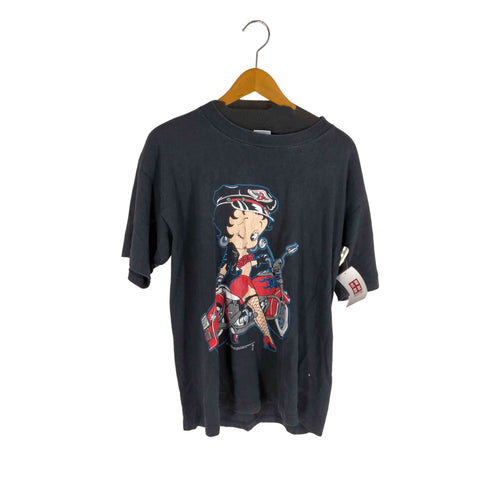 アルスタイル alstyle 92年© USA製 キャラクタープリントクルーネックTシャツ 裾袖シングル メンズ JPN:L