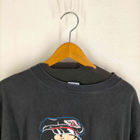 アルスタイル alstyle 92年© USA製 キャラクタープリントクルーネックTシャツ 裾袖シングル メンズ JPN:L