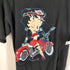 アルスタイル alstyle 92年© USA製 キャラクタープリントクルーネックTシャツ 裾袖シングル メンズ JPN:L