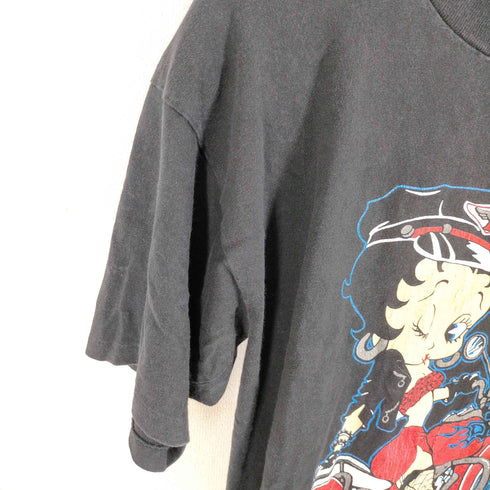 アルスタイル alstyle 92年© USA製 キャラクタープリントクルーネックTシャツ 裾袖シングル メンズ JPN:L