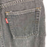 リーバイス Levis ボタン裏 J22 91年製 日本製 w626-5358 先染 ブラックデニムハーフパンツ JORTS ジョーツ メンズ 29/29