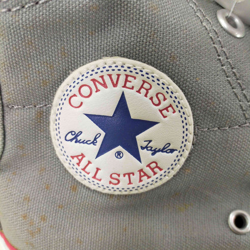 コンバース CONVERSE 裏地チェック ハイカットスニーカー レディース JPN:24.5