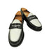 ジーエイチバス G.H.BASS 11010H LARSON / BLACK & WHITE バイカラー コンビ コインローファー メンズ 7 1/2