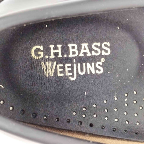 ジーエイチバス G.H.BASS 11010H LARSON / BLACK & WHITE バイカラー コンビ コインローファー メンズ 7 1/2