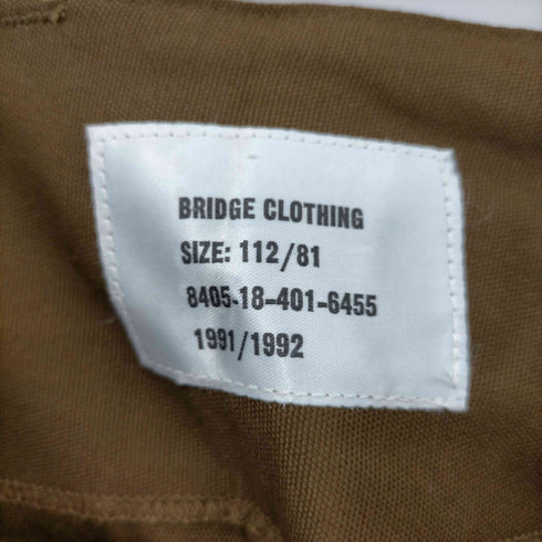 BRIDGE CLOTHING 90S South Africa Military Nutria Fleld Cargo Trousers メンズ 112/81