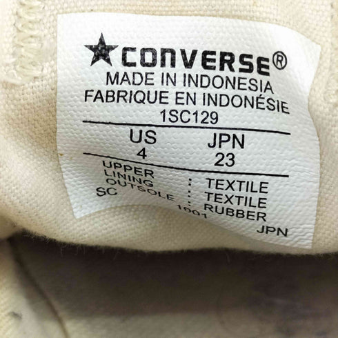 コンバース CONVERSE ALL STAR WASHEDCANVAS OX レディース JPN:23