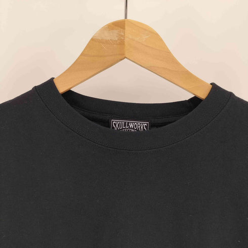 スカルワークス SKULL WORKS コラボ FACTORIES プリント S/S Tシャツ メンズ JPN:M