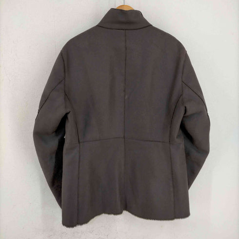 イーズィーバイゼニア E.Z BY ZEGNA クラック加工 裏地ファー フェイクムートンコート メンズ