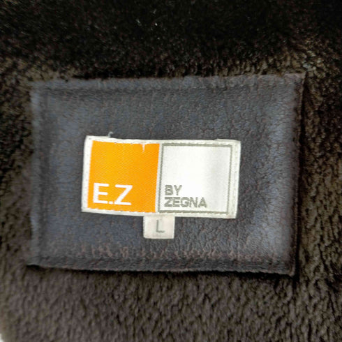 イーズィーバイゼニア E.Z BY ZEGNA クラック加工 裏地ファー フェイクムートンコート メンズ
