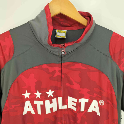アスレタ ATHLETA サッカーウォームアップジャケット カモフラライトジャージJK レディース
