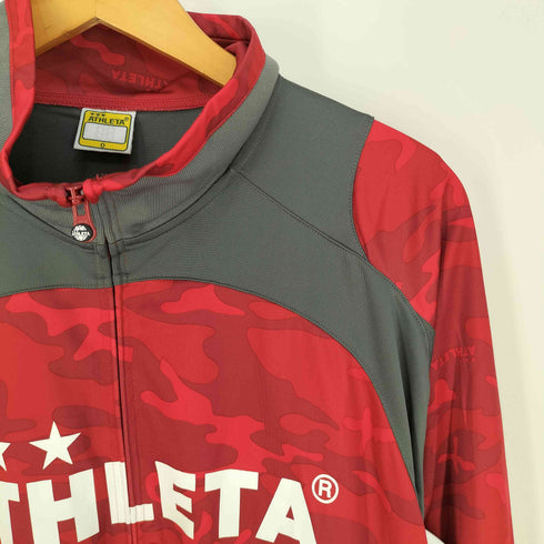 アスレタ ATHLETA サッカーウォームアップジャケット カモフラライトジャージJK レディース