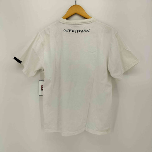 STEVENSON 刺繍 プリント S/S クルーネック Tシャツ メンズ JPN:L