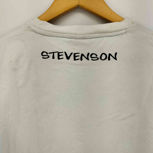 STEVENSON 刺繍 プリント S/S クルーネック Tシャツ メンズ JPN:L