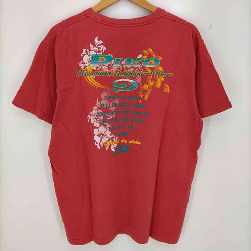 ピコ PIKO OLD 00s Y2K 両面プリント クルーネックTシャツ レディース JPN:XL