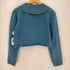 ザラ ZARA CROP DENIM JACKET 丸襟 クロップド デニムジャケット レディース import:XS