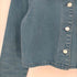 ザラ ZARA CROP DENIM JACKET 丸襟 クロップド デニムジャケット レディース import:XS