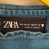 ザラ ZARA CROP DENIM JACKET 丸襟 クロップド デニムジャケット レディース import:XS