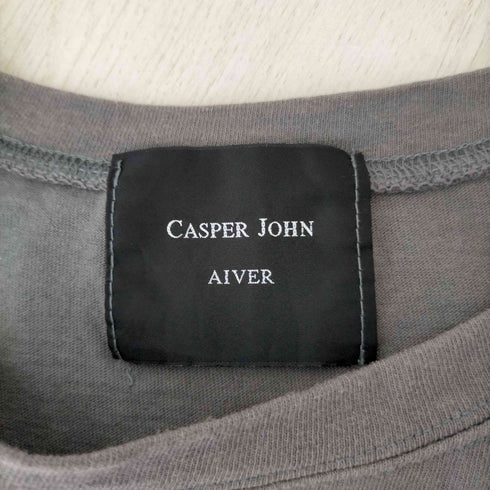 キャスパージョンアイバー CASPER JOHN AIVER サイドスリットTシャツ メンズ