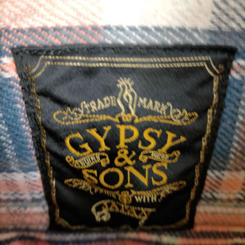 ジプシーアンドサンズ GYPSY&SONS コットンチェックシャツ メンズ JPN:M