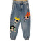 ベルシュカ BERSHKA The Powerpuff Girls イージーデニムパンツ バルーンパンツ レディース 34