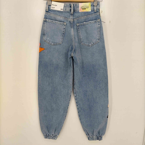 ベルシュカ BERSHKA The Powerpuff Girls イージーデニムパンツ バルーンパンツ レディース 34
