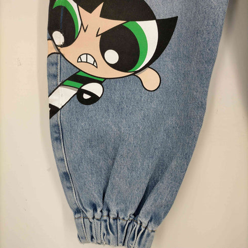ベルシュカ BERSHKA The Powerpuff Girls イージーデニムパンツ バルーンパンツ レディース 34