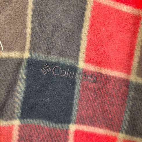コロンビア Columbia チェック フリースポンチョ メンズ import:L