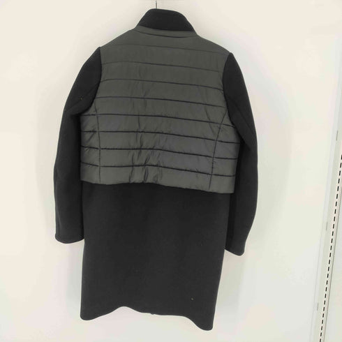 ダブルスタンダードクロージング DOUBLE STANDARD CLOTHING ウール切替ダウンコート レディース 36