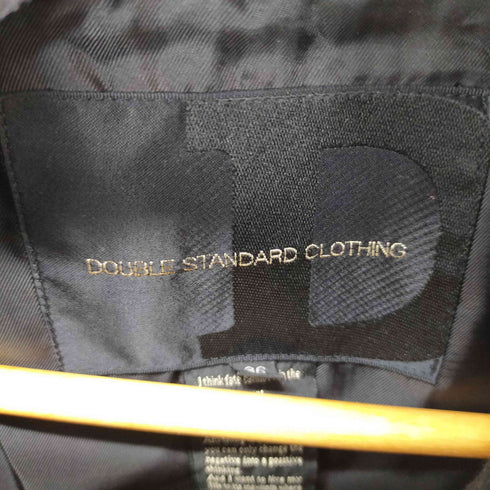 ダブルスタンダードクロージング DOUBLE STANDARD CLOTHING ウール切替ダウンコート レディース 36