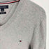 トミーヒルフィガー TOMMY HILFIGER PIMA COTTON CASHMERE ロゴ刺繍 Vネック ニット メンズ import:M