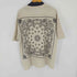 バック ペイズリー柄 Tシャツ メンズ import:M