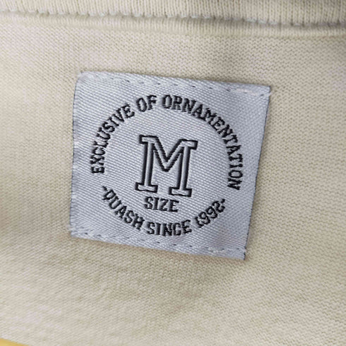 バック ペイズリー柄 Tシャツ メンズ import:M