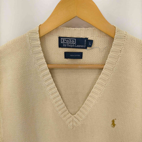 ポロバイラルフローレン Polo by RALPH LAUREN コットンニットベスト メンズ import:L