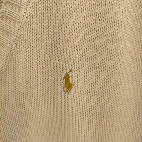 ポロバイラルフローレン Polo by RALPH LAUREN コットンニットベスト メンズ import:L