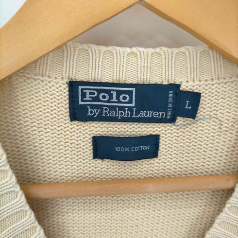 ポロバイラルフローレン Polo by RALPH LAUREN コットンニットベスト メンズ import:L