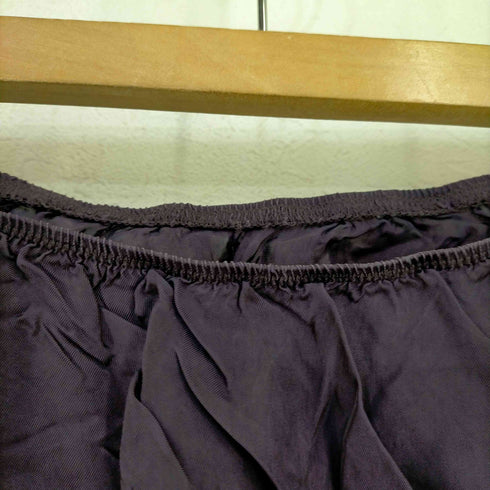 トーガプルラ TOGA PULLA キュプラ ラメリブスカート レディース ONE SIZE