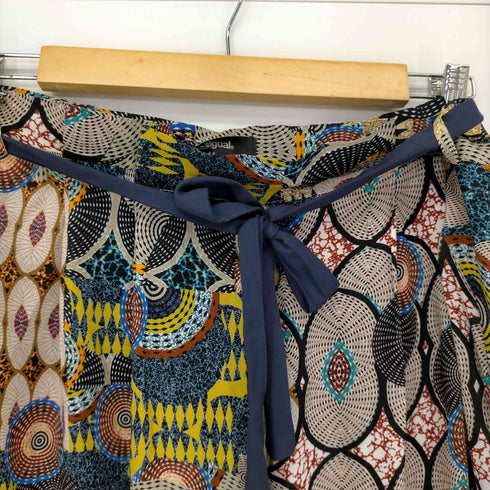 デシグアル Desigual DEBORA 総柄2タックレーヨンパンツ レディース