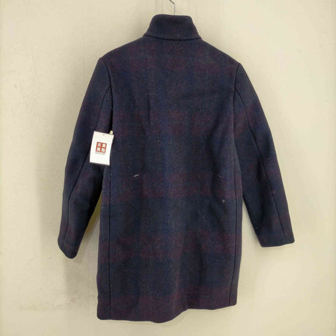 ホワイトライン WHITE LINE ウール ナイロン 裏地チェック コート メンズ JPN:44