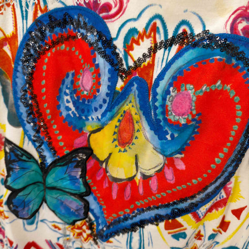 デシグアル Desigual ビジューレーヨンタンクトップ レディース import:XL