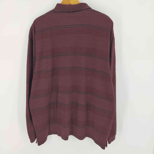 CHERESKIN 00S ボーダー L/S ポロシャツ メンズ JPN:XL