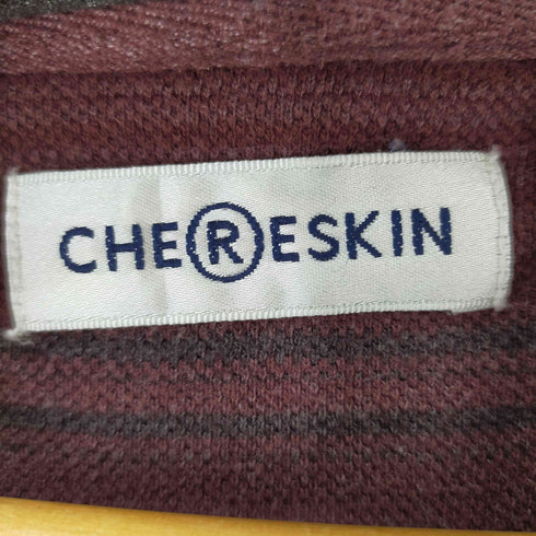 CHERESKIN 00S ボーダー L/S ポロシャツ メンズ JPN:XL