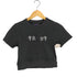 AMILIGE ラインストーンくぎベアチビTシャツ レディース